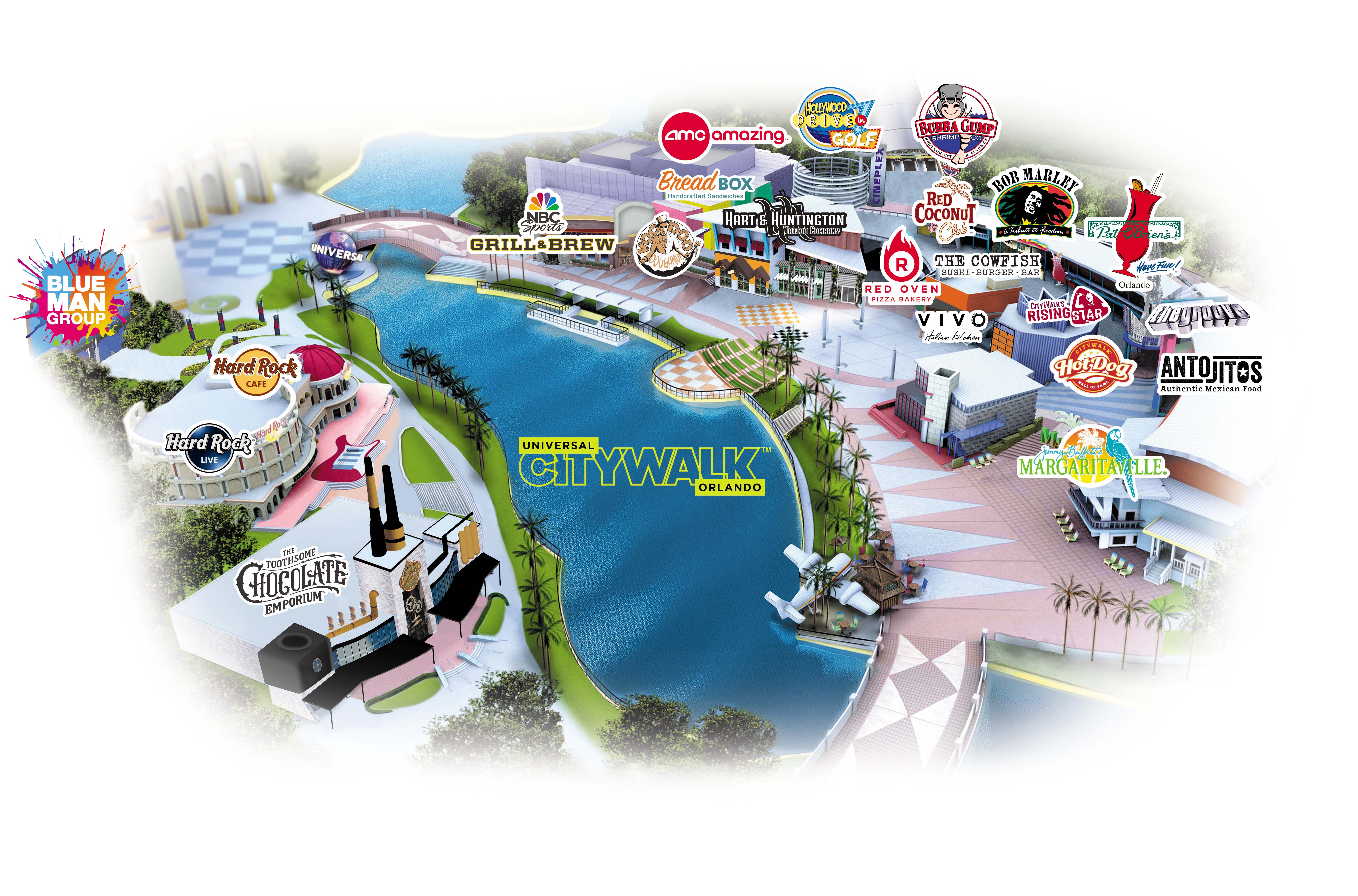 Universal Studios Islands of Adventure - 2011 Park Map