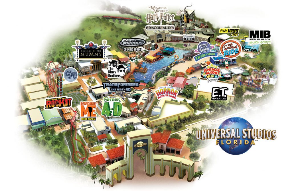 Universal Studios Florida Map 1024x669 