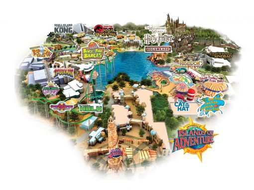 Universal Orlando Resort Park Maps - Universal Studios Orlando Vacation ...