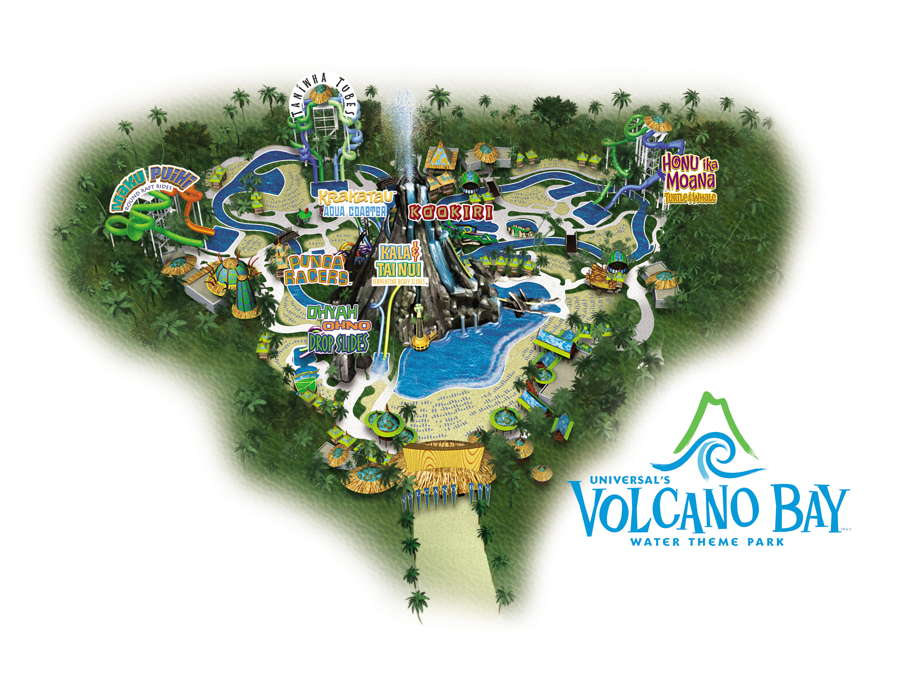 NEW 2023 Universal Orlando resort 2 Park Guide Map + Brochure